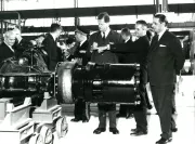 Berliet inauguration usine Bourg 1964 (c) archives Fondation Berliet